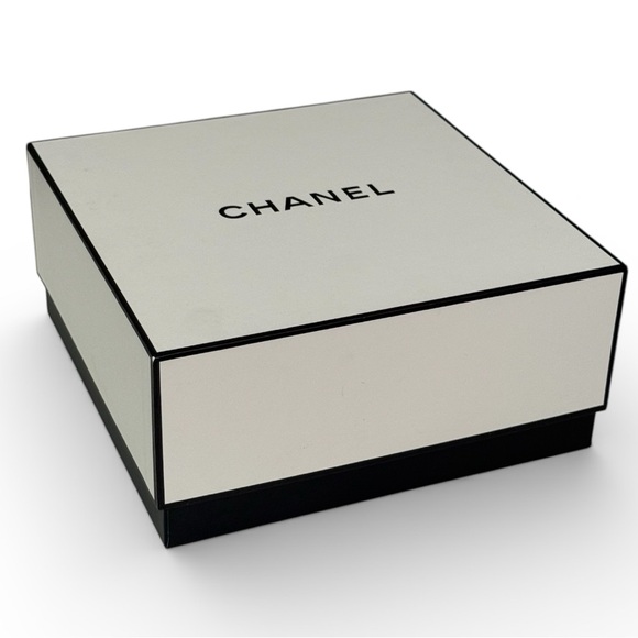 CHANEL Other - CHANEL Authentic Gift Box Set Black White Packaging w/ Ribbon Camellia